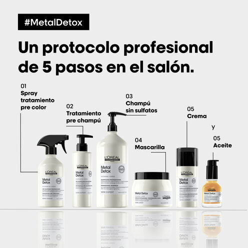 Metal Detox Spray pre-tratamiento - Metal Detox ⭐ | L'Oréal Partner Shop