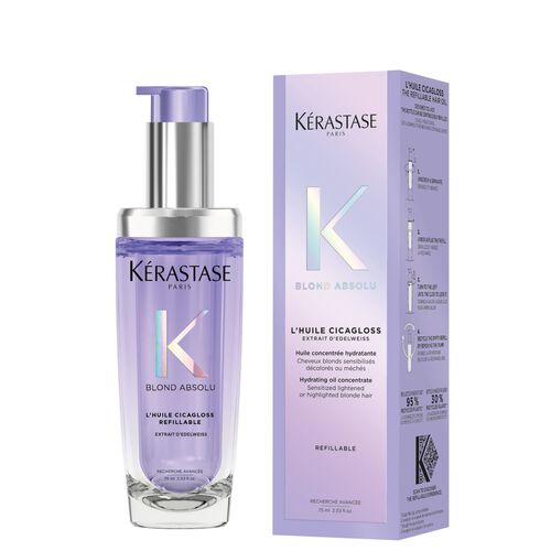 Blond Absolu L'Huile Cicagloss Refillable 75ml - Reventa & Styling K&eacute;rastase | L'Or&eacute;al Partner Shop