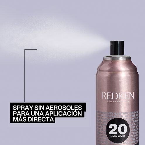 Spray de fijación Anti-Frizz Hairspray / Pure Force 20 - Hairsprays By Redken | L'Oréal Partner Shop