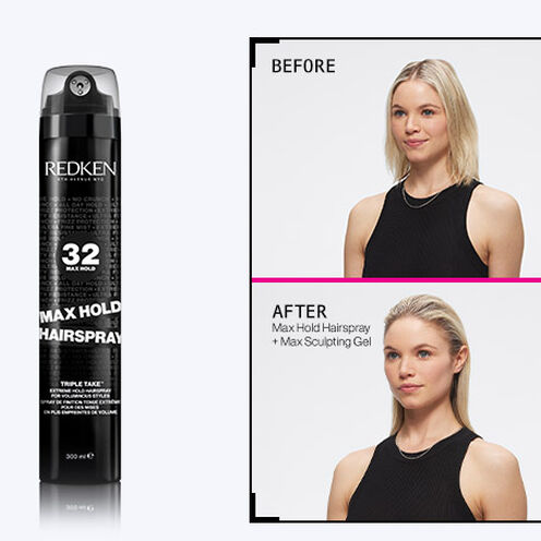 Spray de fijación Anti-Frizz Hairspray / Pure Force 20 - Hairsprays By Redken | L'Oréal Partner Shop